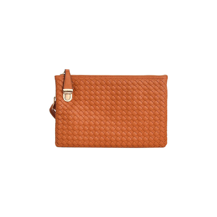 Classic Woven Leather Crossbody Bag