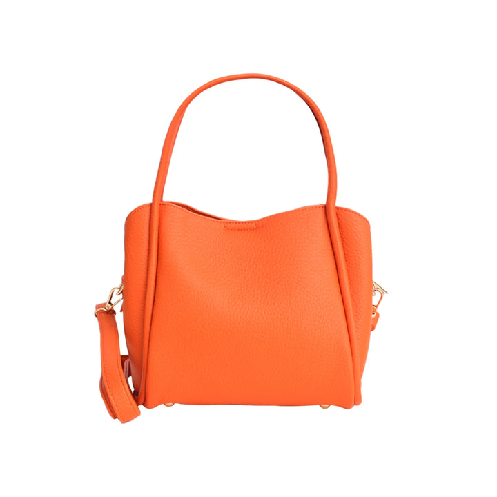 Faux leather Shoulder Bag Plain