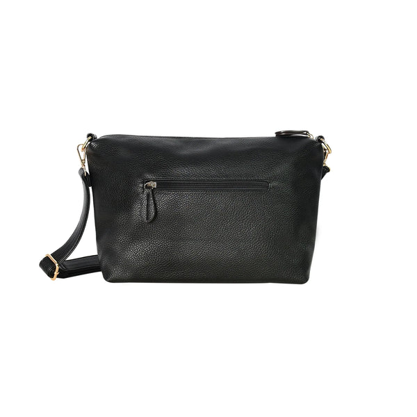 Faux Leather Big clutch with shoulder Strap