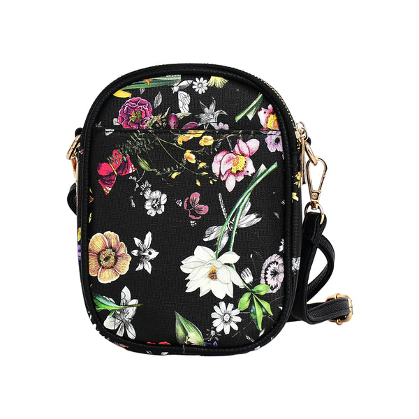 Floral Printed Fabric Cell Phone Bag