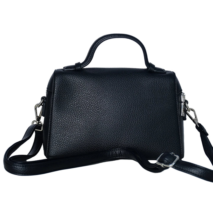 Faux Leather Middle Bag