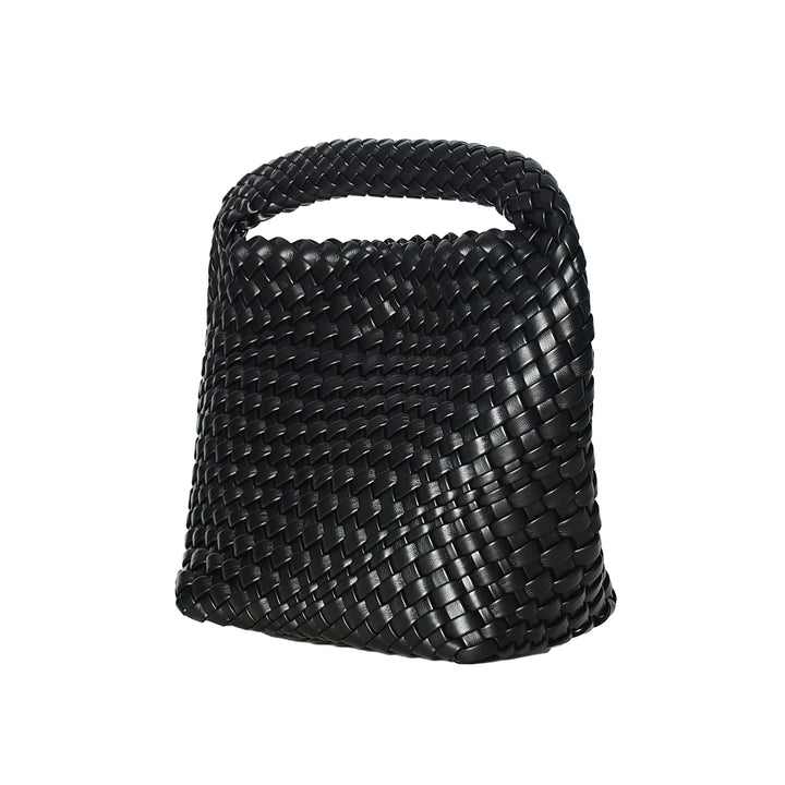Valencia Leather Woven Hand Bag