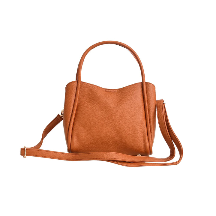 Faux leather Shoulder Bag Plain