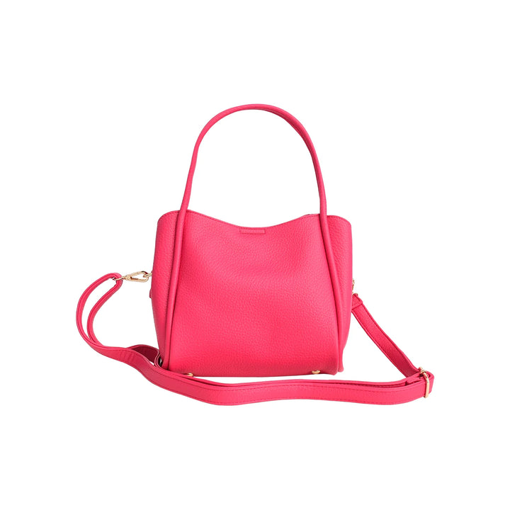 Faux leather Shoulder Bag Plain