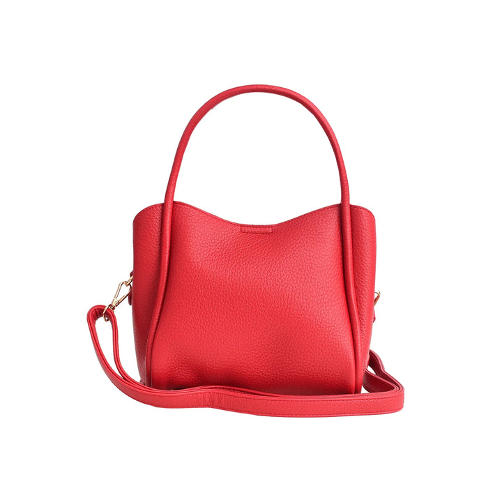 Faux leather Shoulder Bag Plain