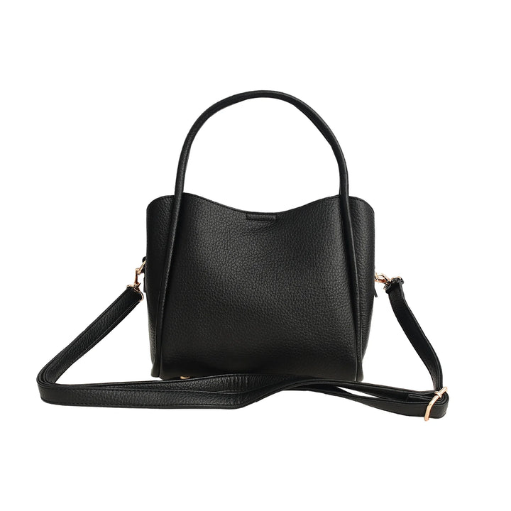 Faux leather Shoulder Bag Plain