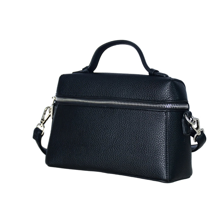 Faux Leather Middle Bag