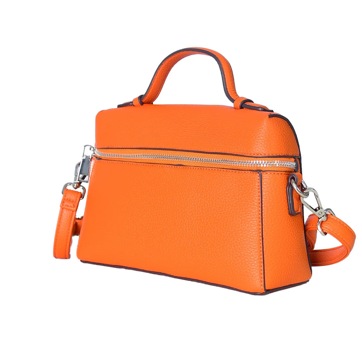 Faux Leather Middle Bag