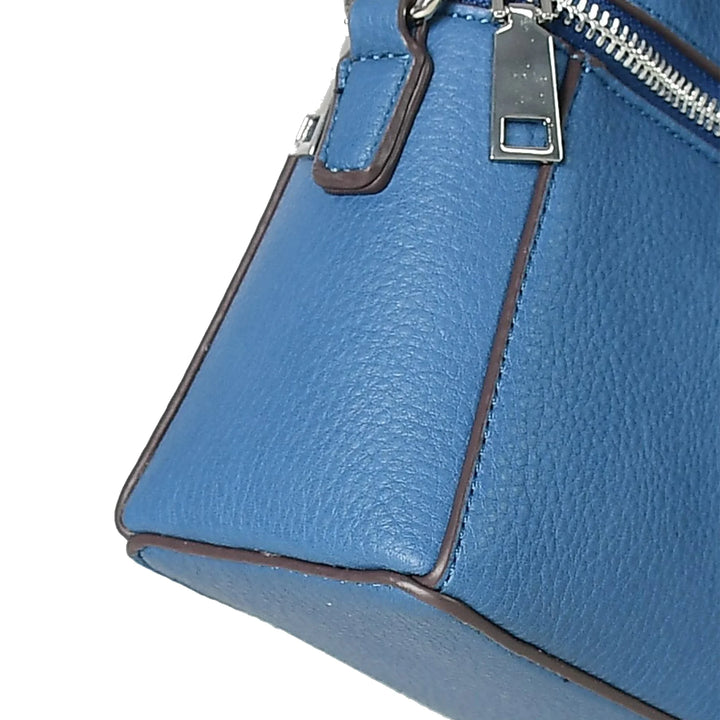 Faux Leather Middle Bag