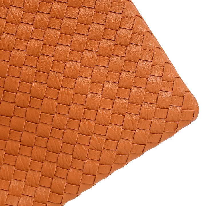 Classic Woven Leather Crossbody Bag