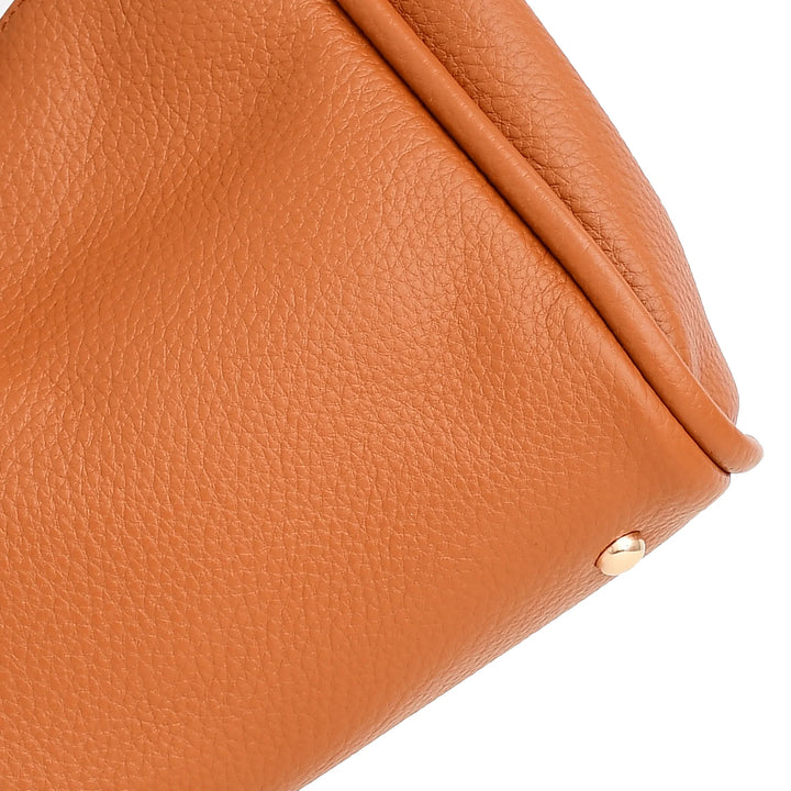 Faux leather Shoulder Bag Plain