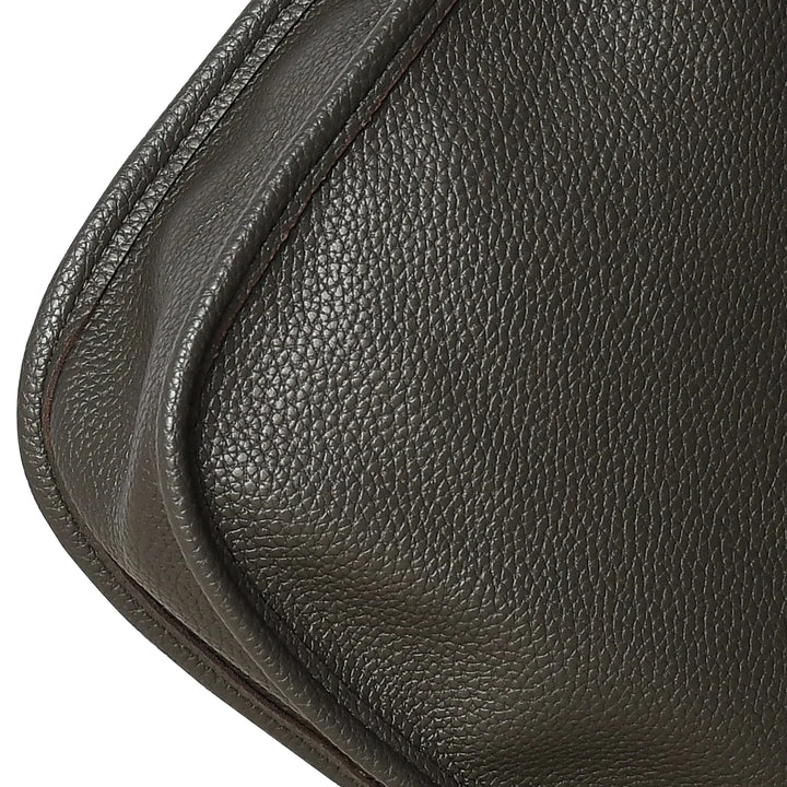 Faux Leather Large Messenger Bag