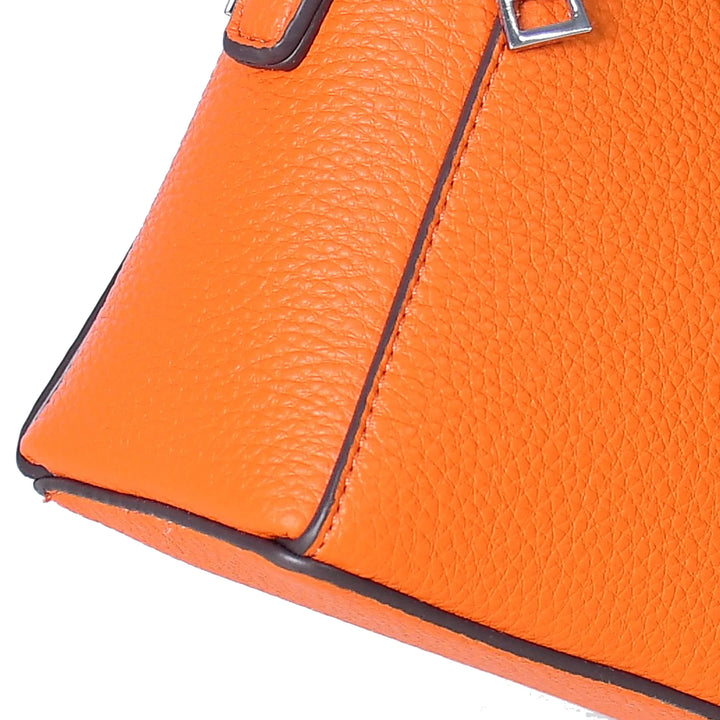 Faux Leather Middle Bag