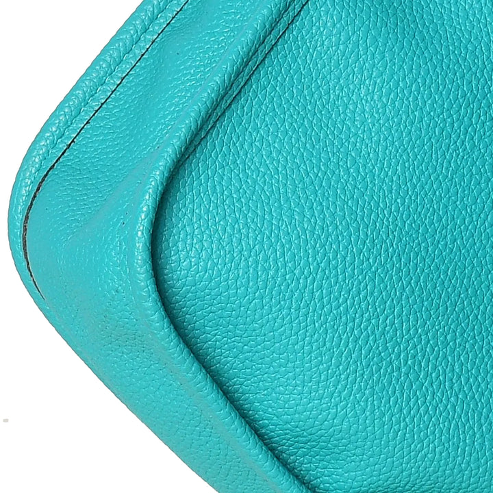 Faux Leather Large Messenger Bag