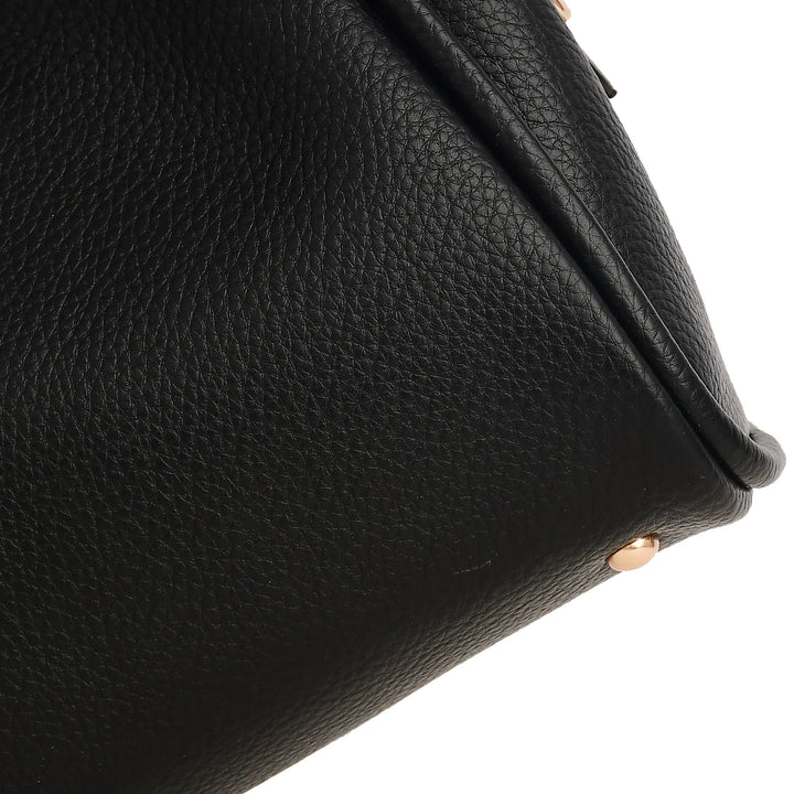 Faux leather Shoulder Bag Plain