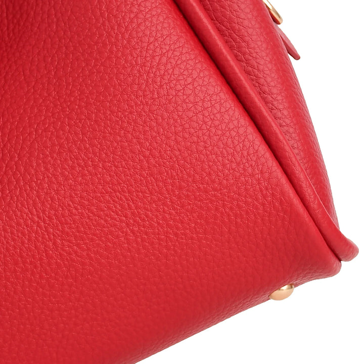 Faux leather Shoulder Bag Plain