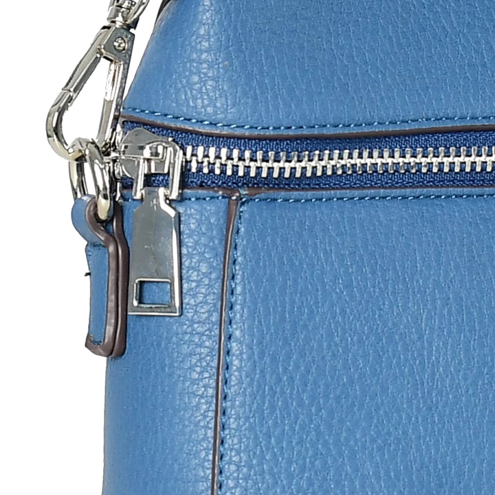 Faux Leather Middle Bag