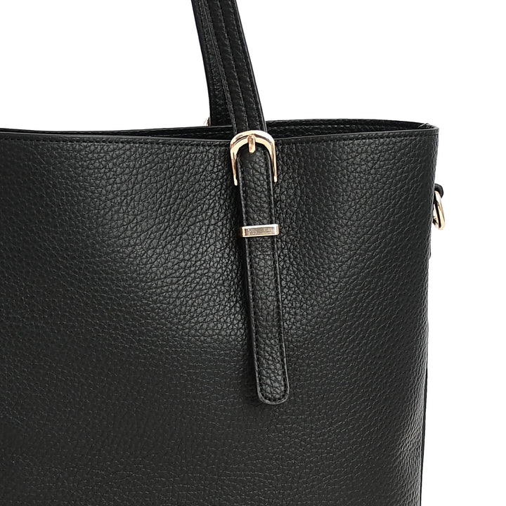 Faux Leather Tote Bag