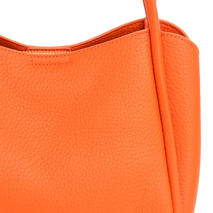 Faux leather Shoulder Bag Plain