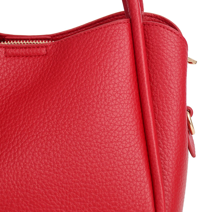 Faux leather Shoulder Bag Plain