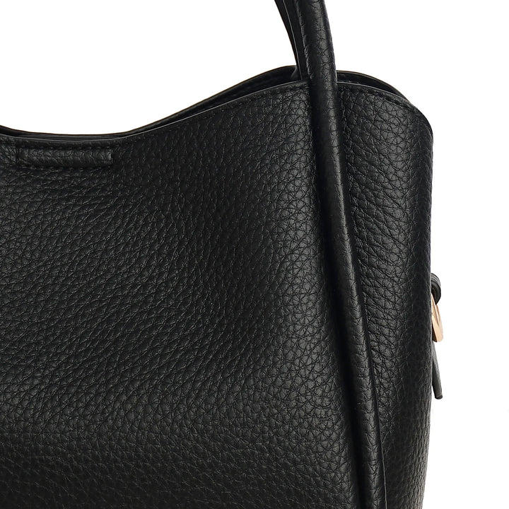 Faux leather Shoulder Bag Plain