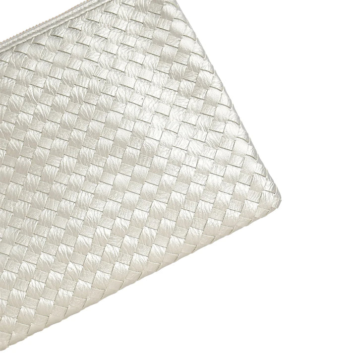 Classic Woven Leather Crossbody Bag