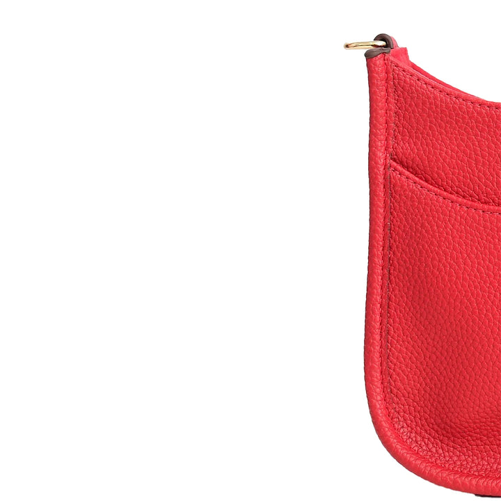 Faux Leather Small Messenger Bag