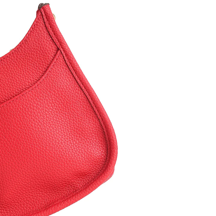 Faux Leather Small Messenger Bag