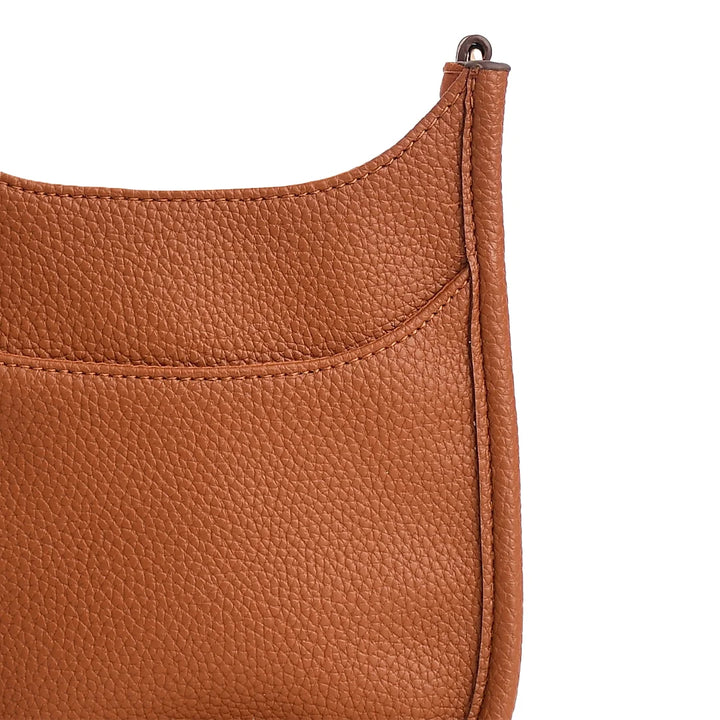 Faux Leather Small Messenger Bag