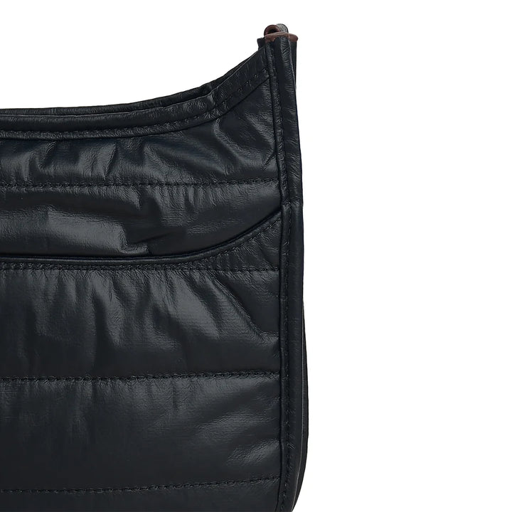 Faux Leather Small Messenger Bag