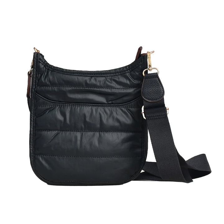 Faux Leather Small Messenger Bag