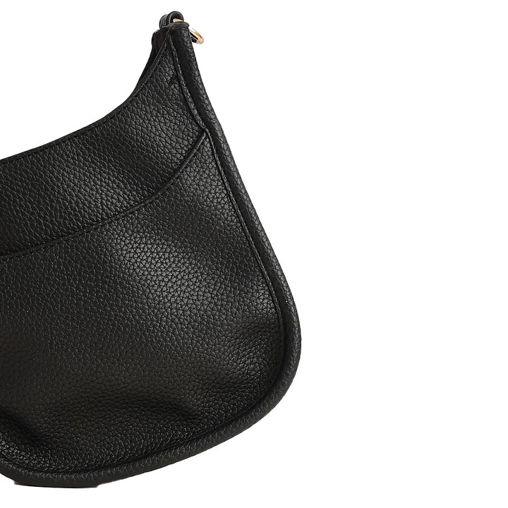 Faux Leather Small Messenger Bag