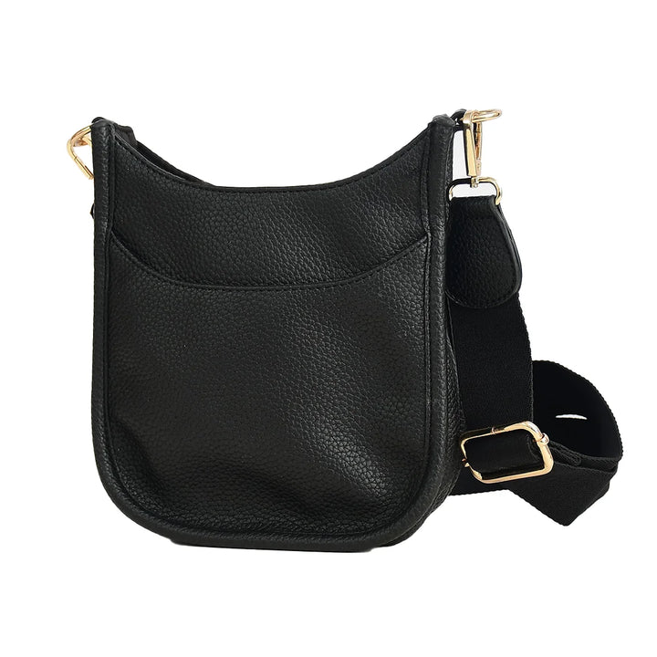 Faux Leather Small Messenger Bag