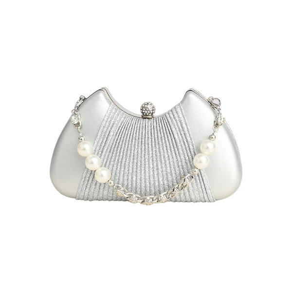 Silver Spark Radiant Fancy Clutch
